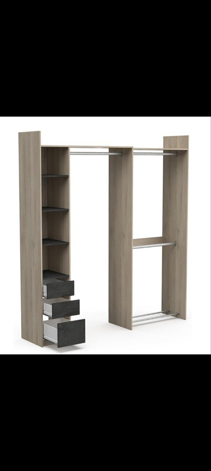 dressing extensible d'angle (livraison et montage possible), Maison & Meubles, Armoires | Penderies & Garde-robes, Neuf, 25 à 50 cm