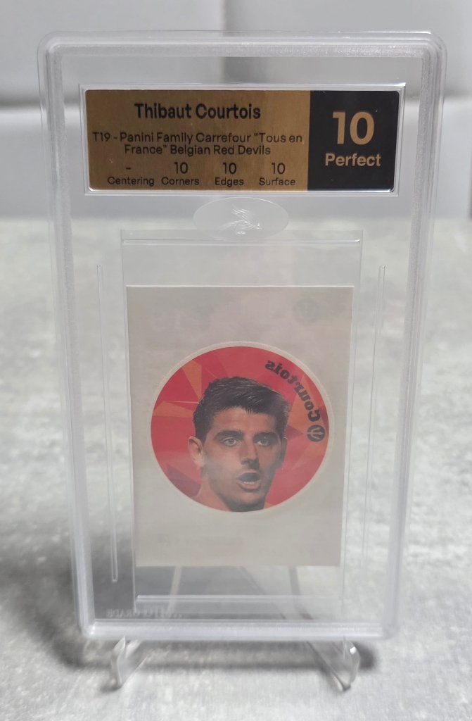 Panini+Euro 2016+Thibaut Courtois+Courtois+NO PSA+Perfect, Enlèvement ou Envoi, Neuf, Autocollant