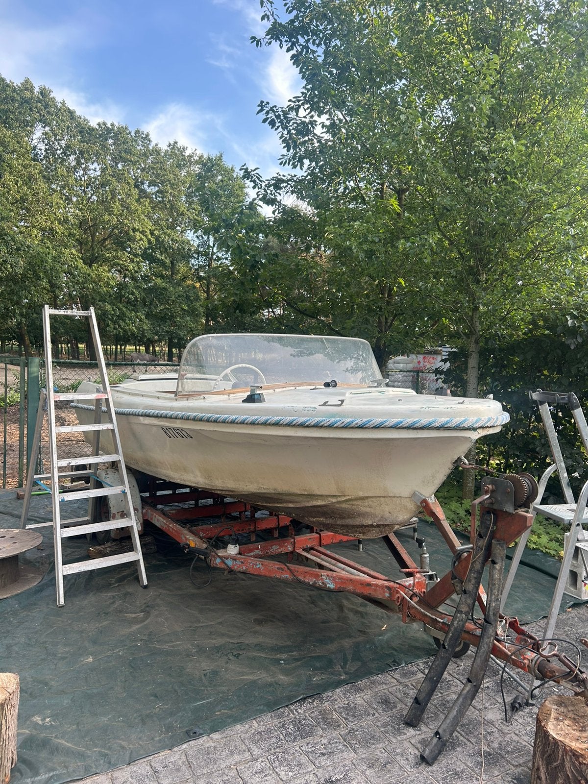 Boot 6m met motor, Ophalen, Overige merken, Gebruikt, 4 m