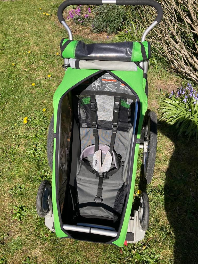 Remorque à vélo Thule pour 1 enfant + accessoires, Pliable, 20 à 40 kg, Enlèvement, Utilisé