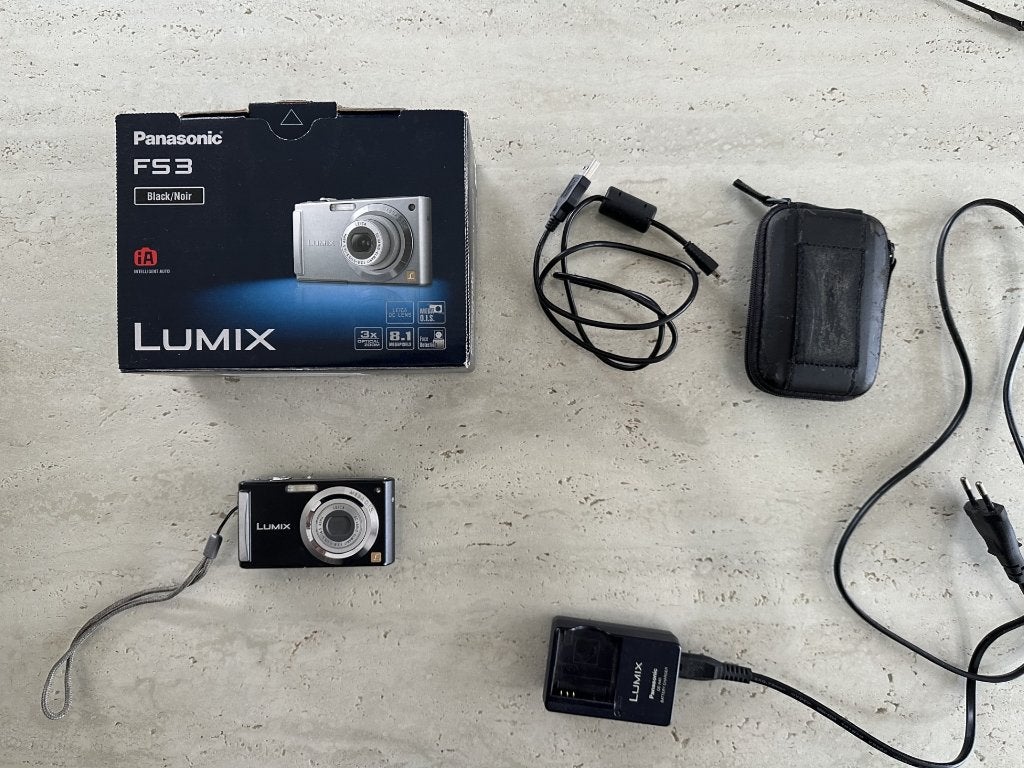 fototoestel - camera PANASONIC LUMIX FS3 Black, Ophalen of Verzenden, Oplader, Panasonic