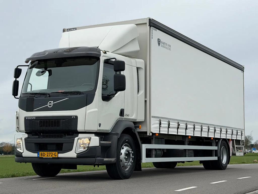 Volvo FL FL250.18 Schuifzeil Bakwagen met Laadklep, Auto's, Automaat, Achterwielaandrijving, Euro 6, 256 pk