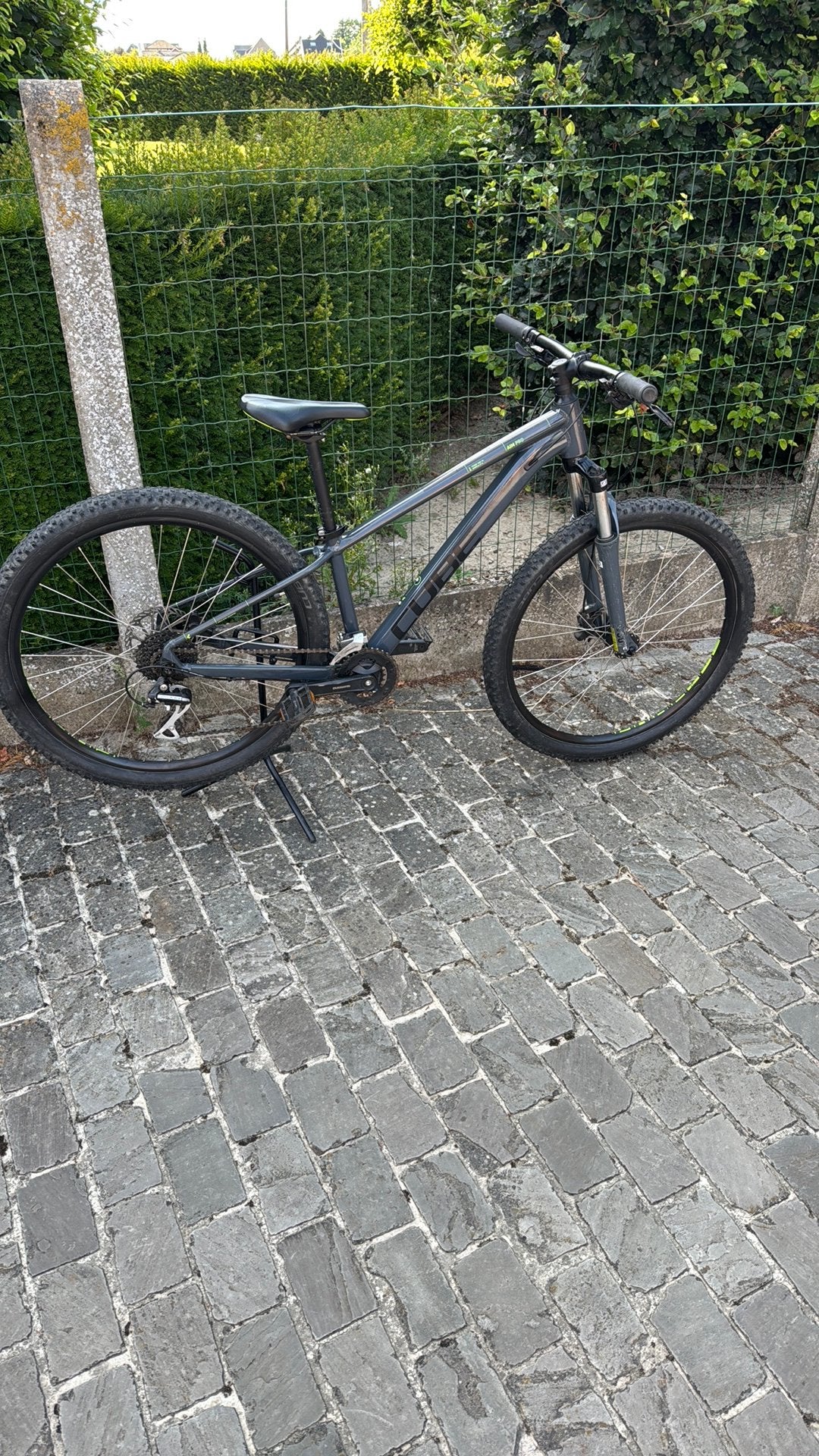 Cube Aim Pro - XS - 27,5” - Grijs/zwart/geel, Fietsen en Brommers, Gebruikt, Heren, Schijfrem, Ophalen