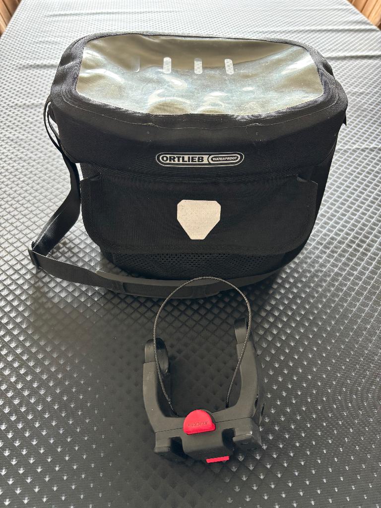 Stuurtas fiets, Ophalen, Stuurbevestiging, Ortlieb, Zo goed als nieuw