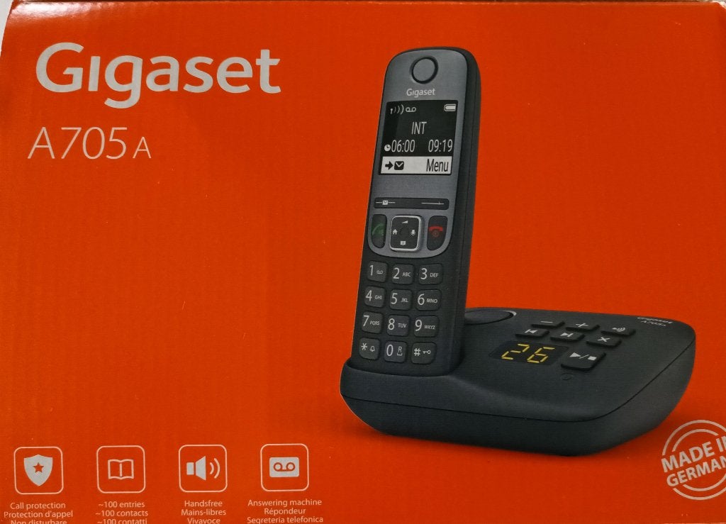 Draadloze telefoon Gigaset, Ophalen, Zo goed als nieuw