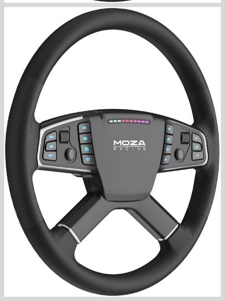 Moza Racing TSW Truck Wheel Nero Volante PC, Ophalen