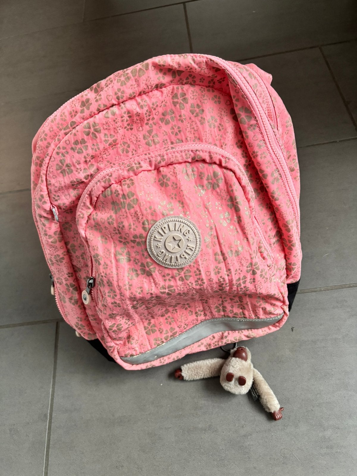 Kipling rugzak 28 liter, Enlèvement ou Envoi, Utilisé, Rose