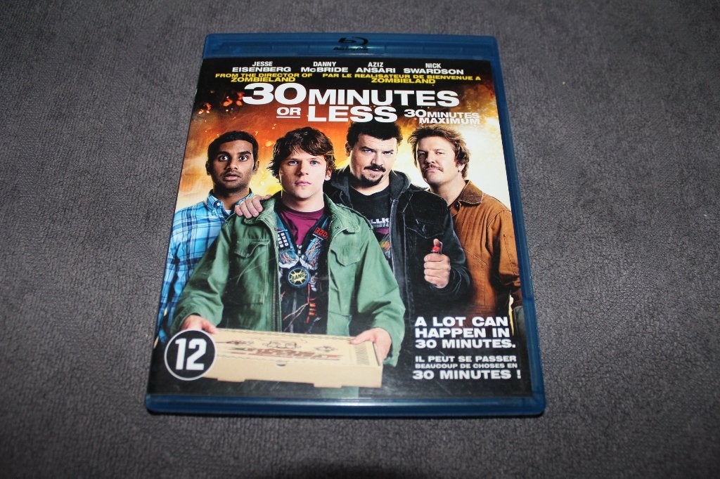 Blu-ray 30 Minutes or Less, CD & DVD, Thrillers et Policier, Enlèvement ou Envoi, Anglais, Film