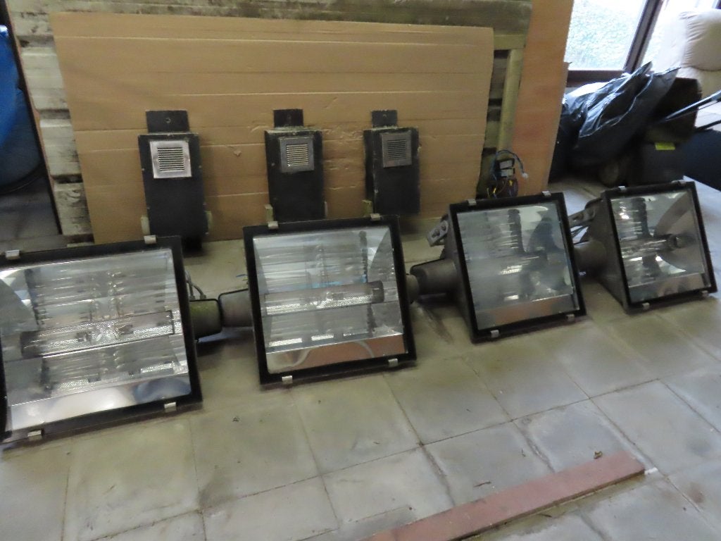 buitenverlichting, Ophalen, Gebruikt, Aluminium, Netvoeding