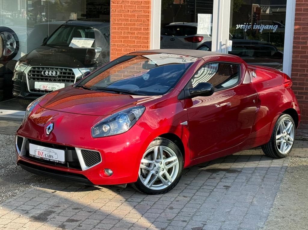 RENAULT WIND CABRIO 1.2TCE 101PK |AIRCO | LEDER | 1STE EIG., Auto's, Voorwielaandrijving, Euro 5, 1206 kg, Zwart