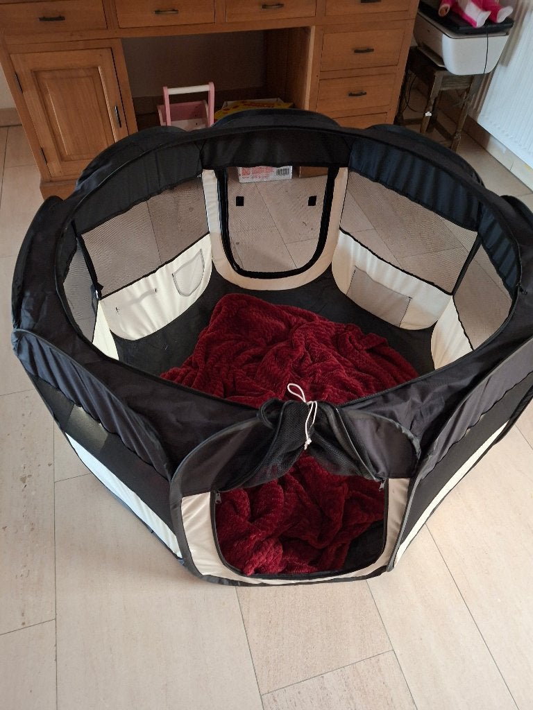 Puppy run (cage) à l'intérieur, Animaux & Accessoires, Enlèvement, Comme neuf, Niche à chien, 65 à 100 cm