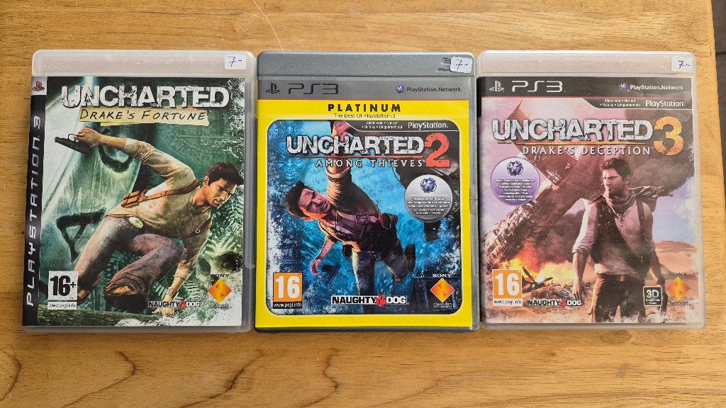 Trilogie jeux Uncharted sur PS3, Consoles de jeu & Jeux vidéo, Enlèvement, Aventure et Action, À partir de 16 ans