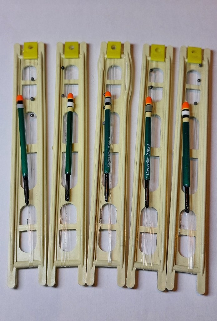 Set de 5 lignes de pêche au corégone faites maison 119, Sports nautiques & Bateaux, Enlèvement ou Envoi, Neuf, Ligne fixe