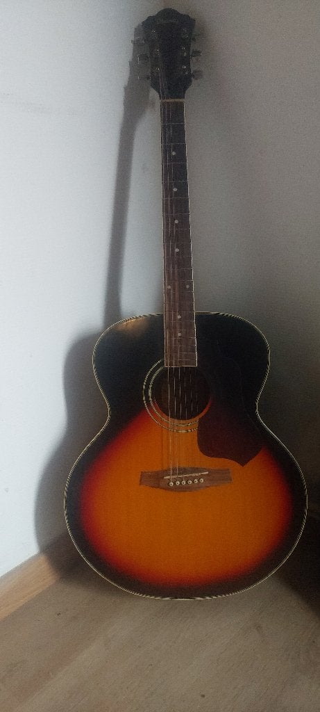 Guitare Acoustique Ibanez SGT130E Jumbo + Sangle, Musique & Instruments, Enlèvement ou Envoi, Utilisé, Guitare Western ou Guitare Folk
