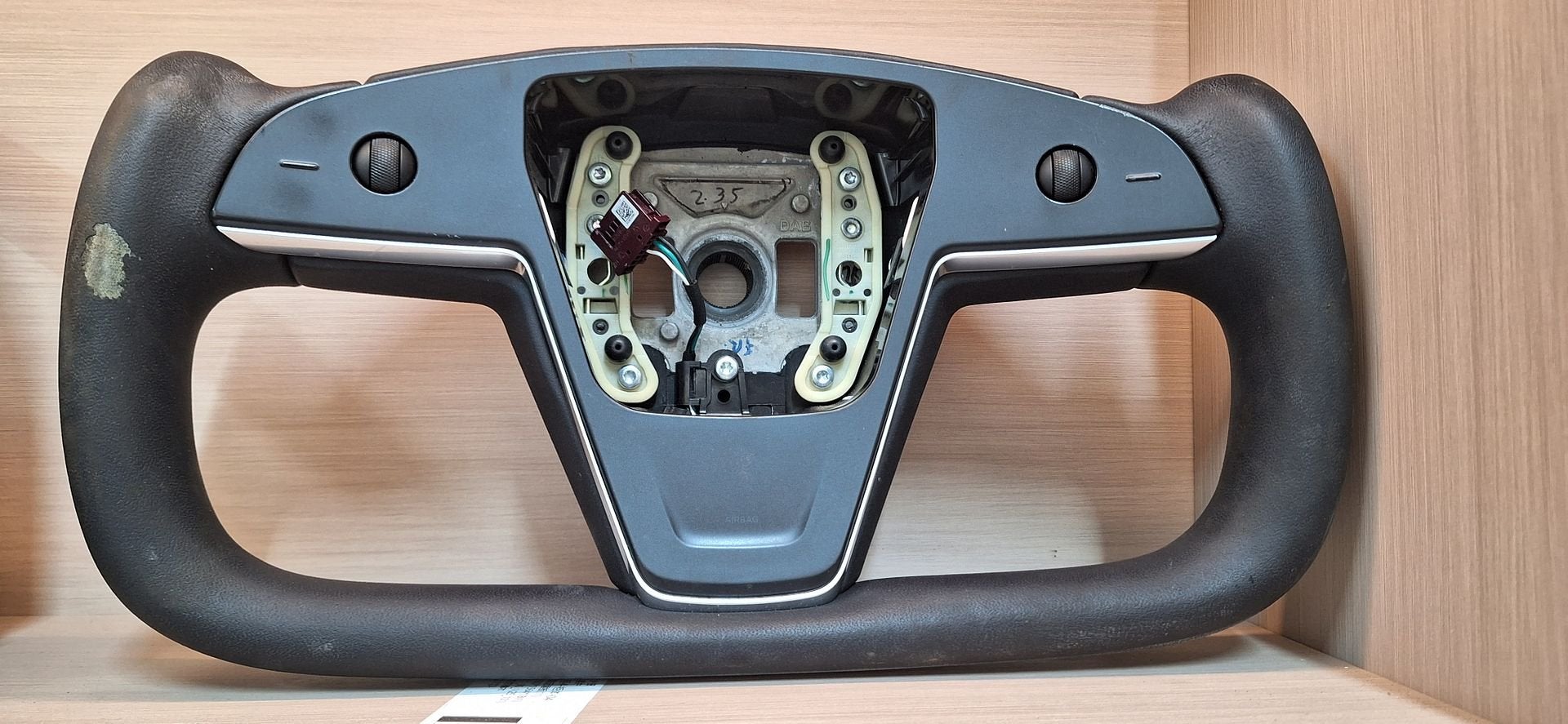 Origineel Tesla Model S / Model X Yoke Stuurwiel OEM 1622612, Gebruikt, -, -, Ophalen of Verzenden