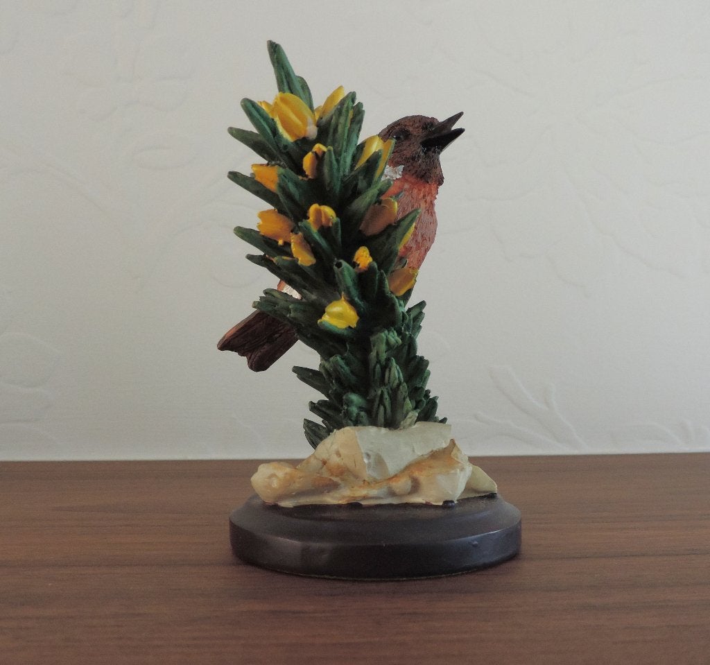 beeldje : roodborsttapuit, Andy Pearce, handgeschilderd., Collections, Enlèvement, Comme neuf