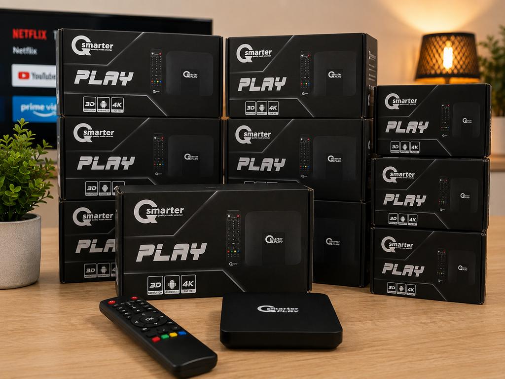 Qsmarter Play Android TV Box 4K – Nieuw op voorraad!, Enlèvement, Comme neuf