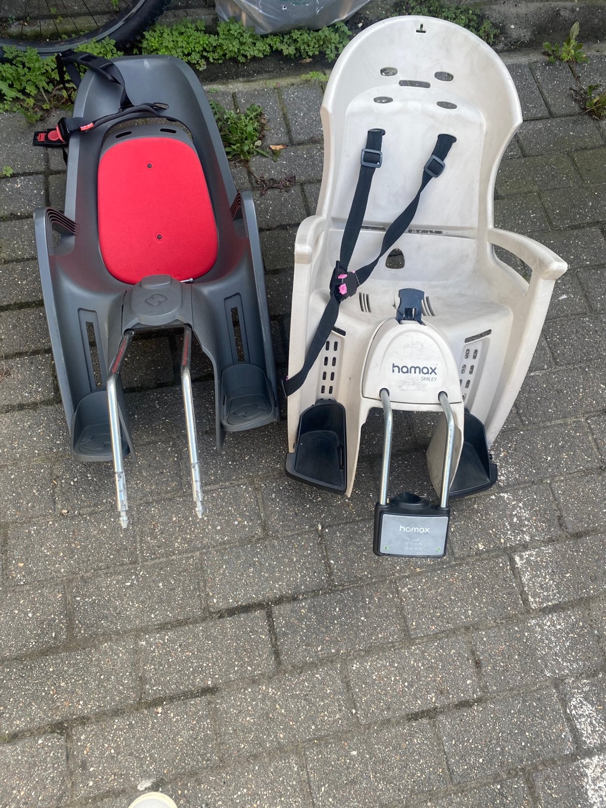 Set van 2 fietsstoelen, Ophalen, Gebruikt