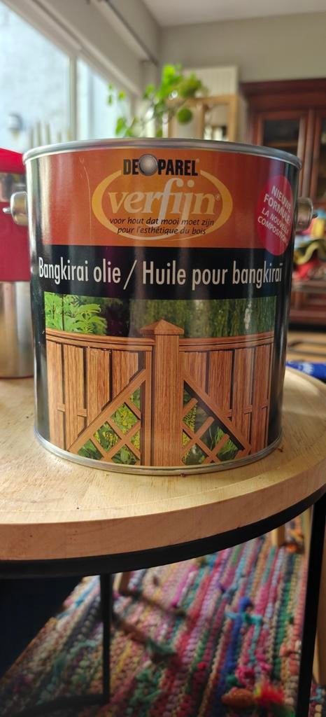 2.5l Verfijn bankirai olie, Ophalen