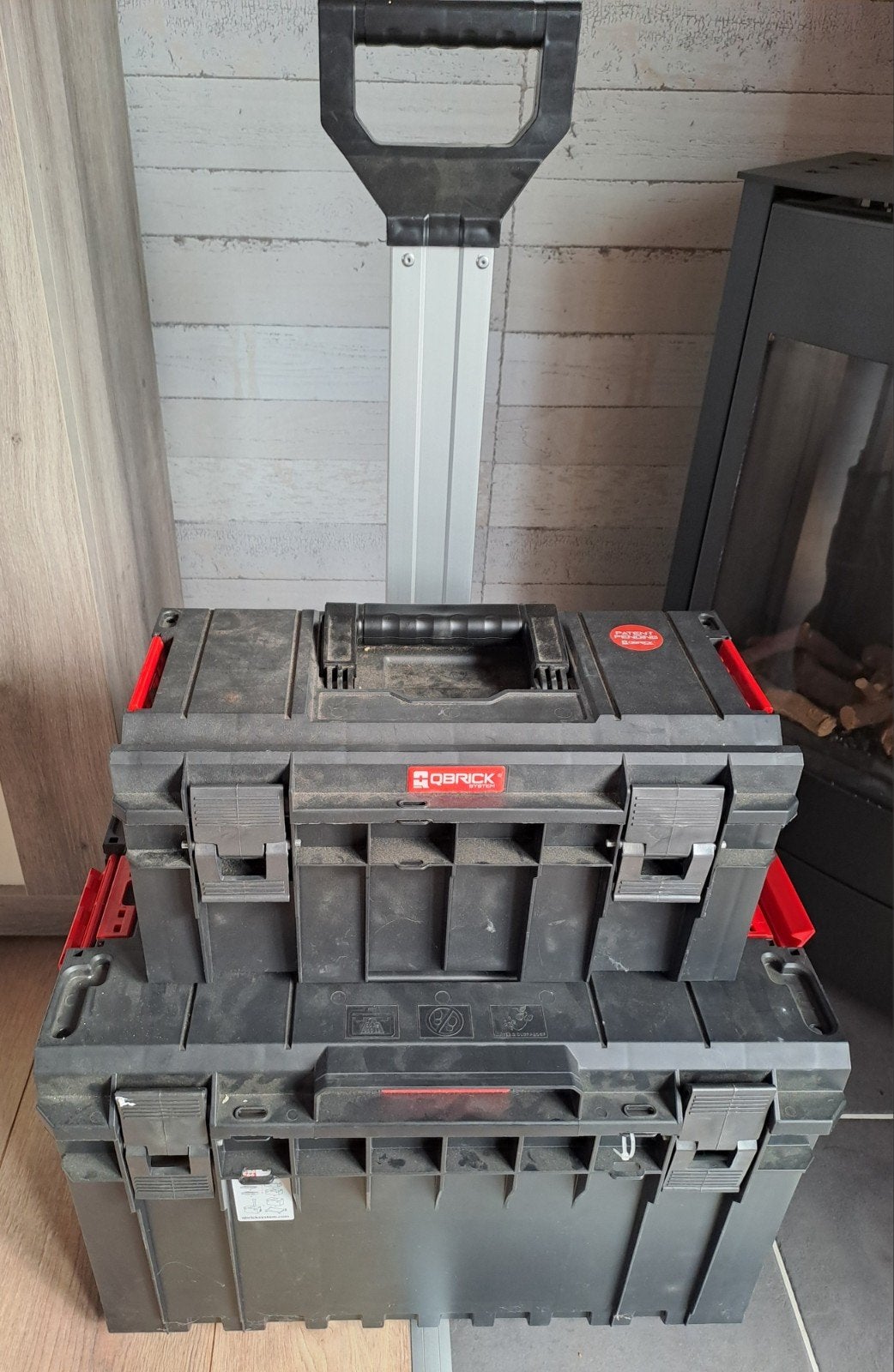 gereedschaps troley. merk QBrick modulair systeem, Doe-het-zelf en Bouw, Ophalen, Gevuld, Gebruikt