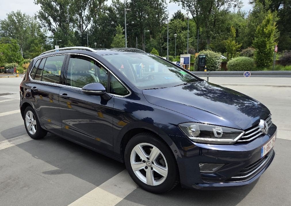 GOLFSPORTWAGEN 2017 - 56.000 KM, Multifunctioneel stuurwiel, Blauw, 5 zetels, 5 deurs