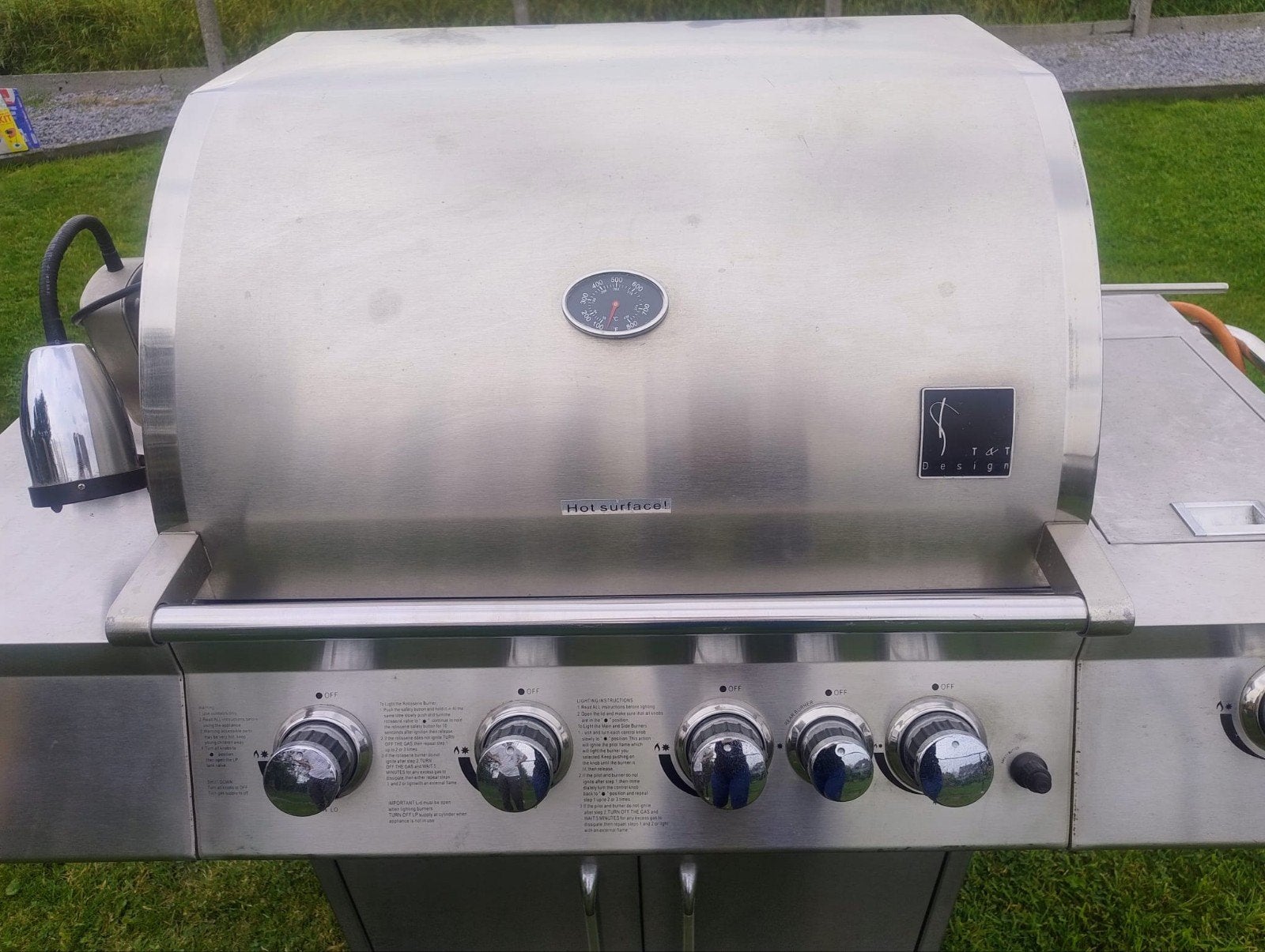 BBQ merk T&T Design, Tuin en Terras, Ophalen, Gebruikt, T&T Design