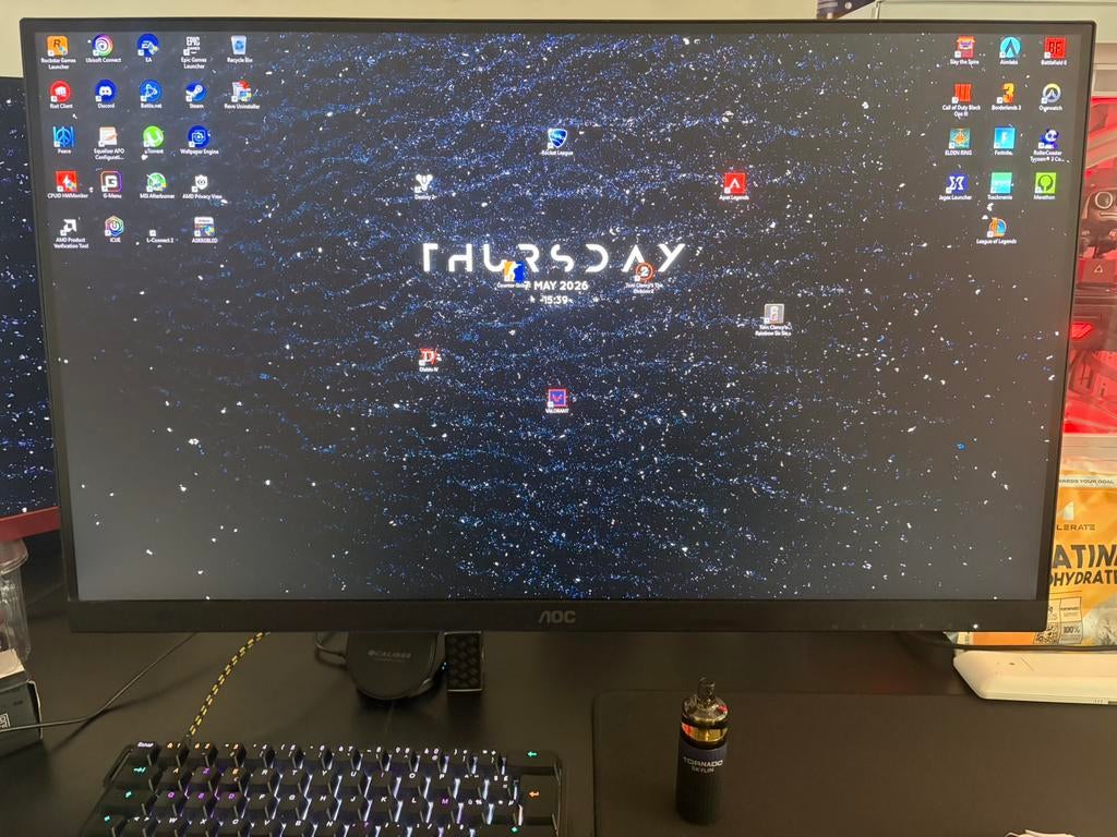 Aoc gaming monitor, Computers en Software, Monitoren, IPS, Minder dan 1 ms, Zo goed als nieuw, HDMI