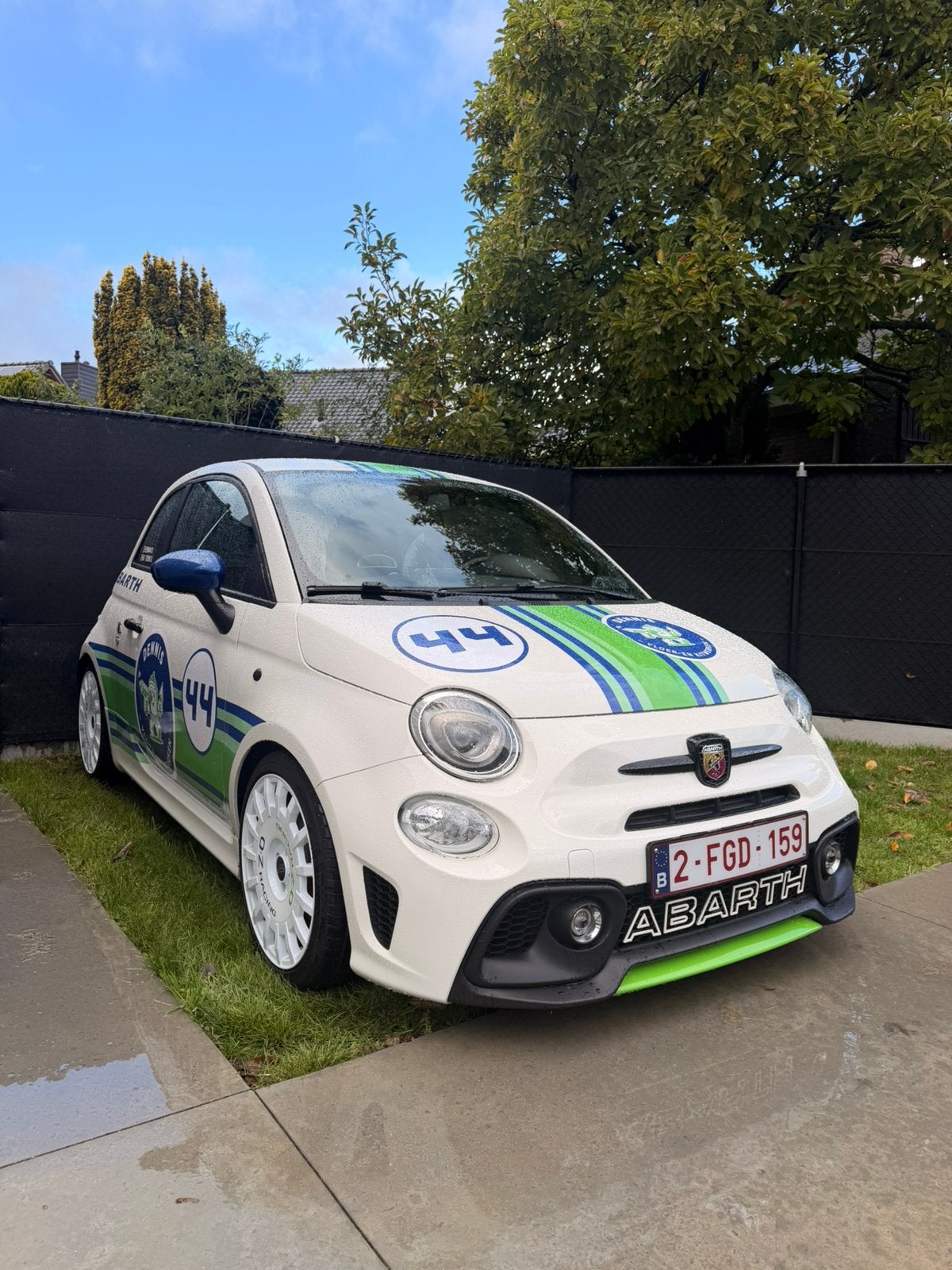 ABARTH 595, Voorwielaandrijving, Zwart, Wit, Handgeschakeld