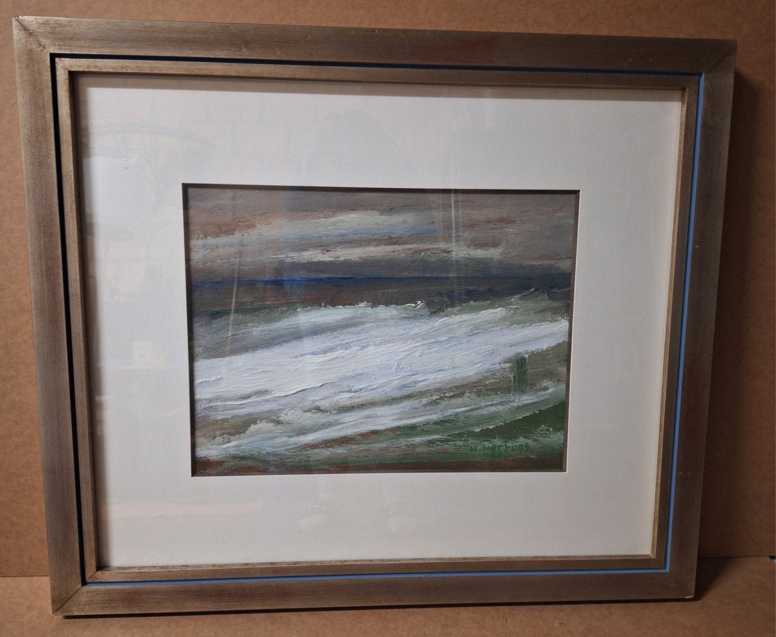 Herman Hertogs  " Marine". 1995, Ophalen of Verzenden, Gesigneerd