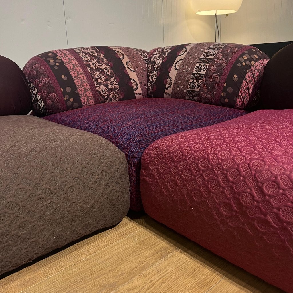 NIEUWSTAAT Roche Bobois Annagramme Hoekbank + GARANTIE, Design Bank Bankstel Zetel Hoekbank Roche Bobois, Hoekbank, 300 cm of meer