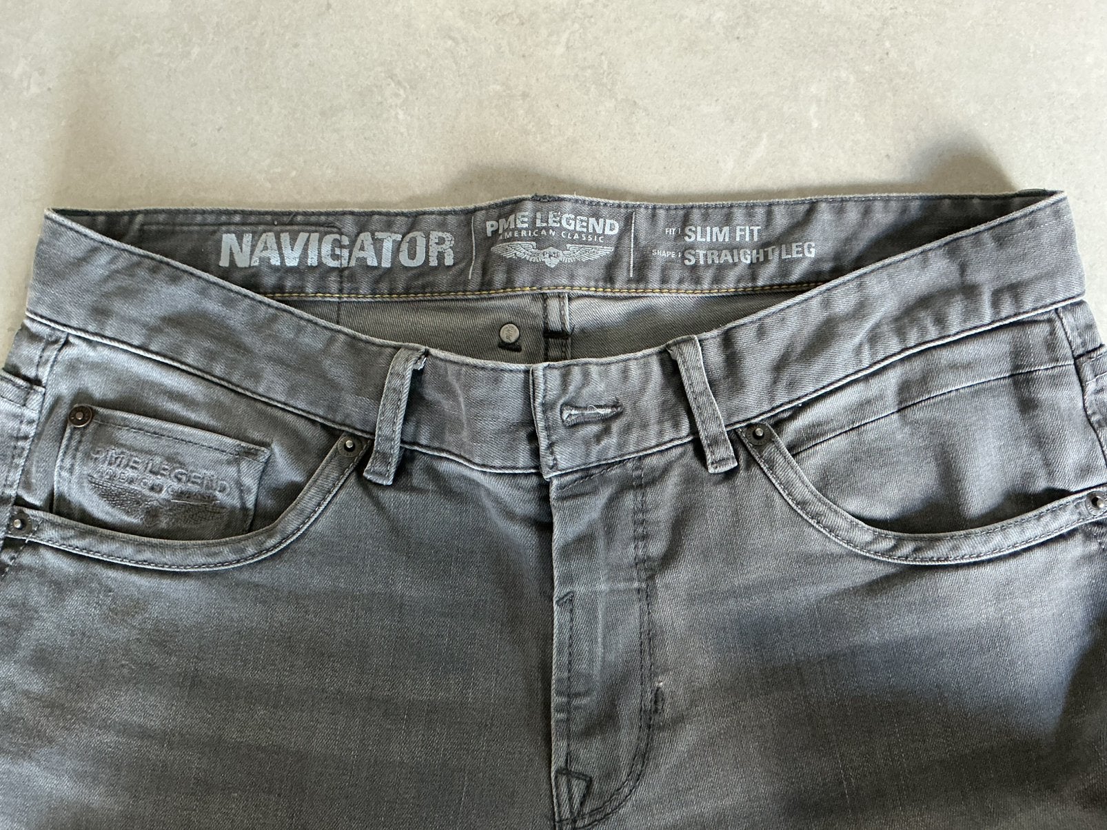 Grijze jeans heren pme legend, Ophalen of Verzenden, Zo goed als nieuw, Grijs