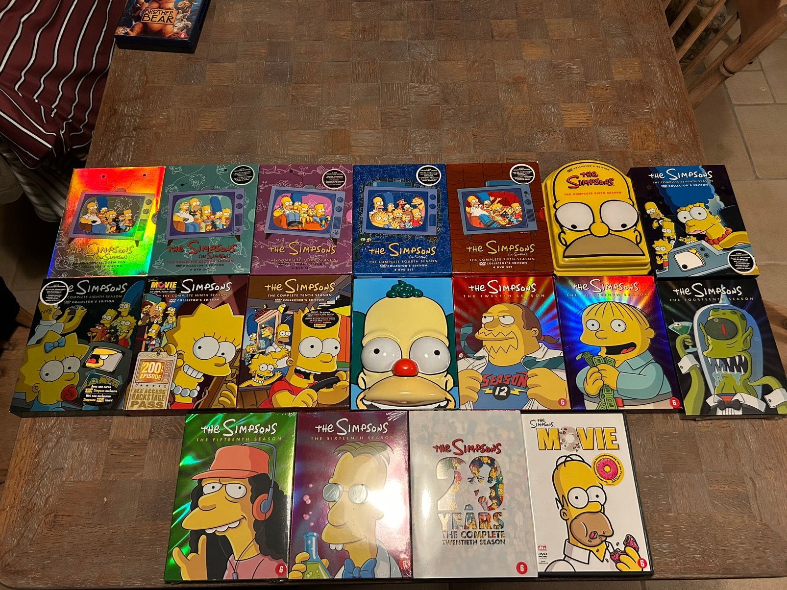 The Simpsons DVD collectie S1-S16 + S20 + film, Enlèvement ou Envoi, Comme neuf, Film