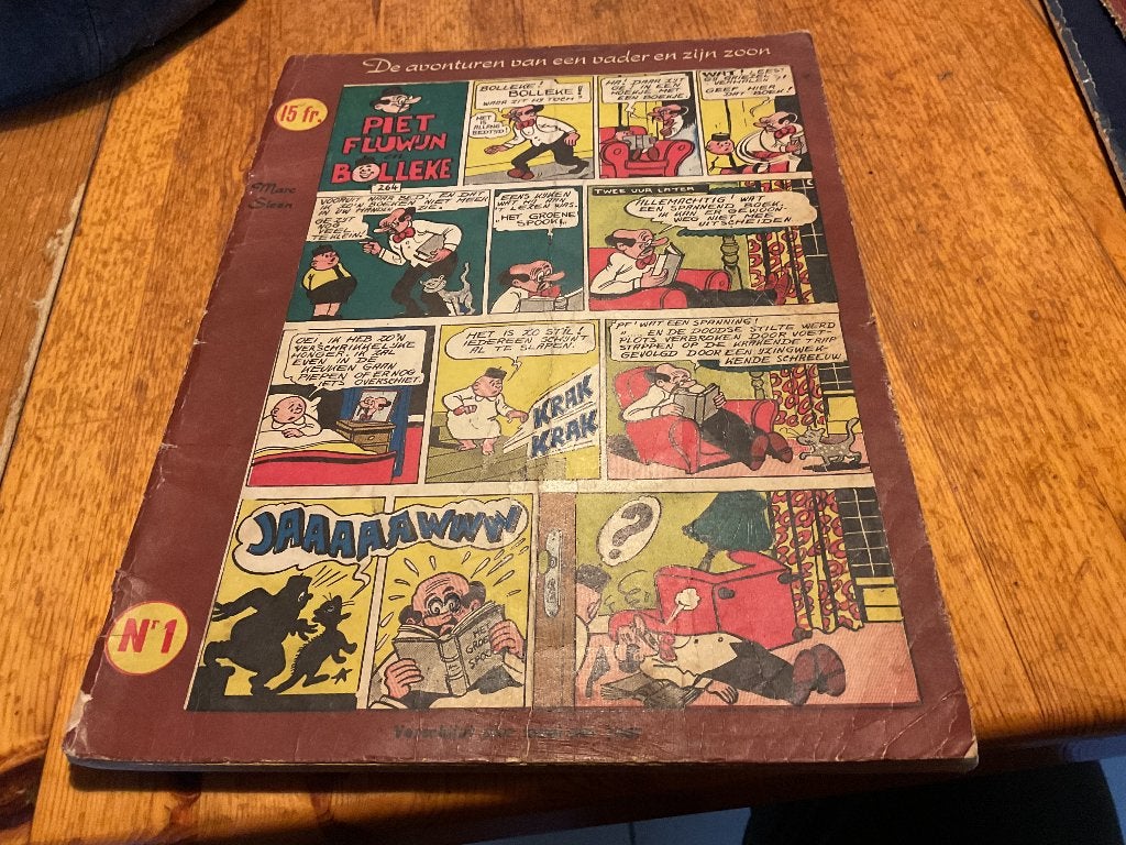 Piet fluwijn en Bolleke Strips, Boeken, Gelezen, Marc Sleen, Ophalen of Verzenden, Meerdere stripboeken