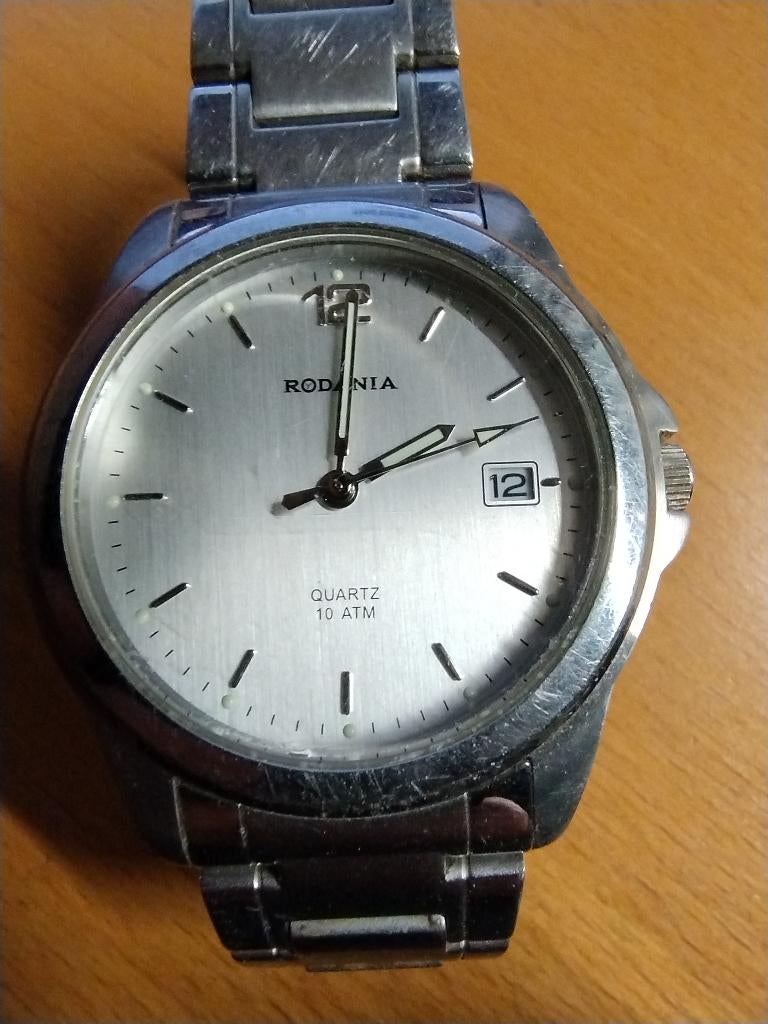 Rodania vintage horloge, Overige merken, Staal, Gebruikt, Staal