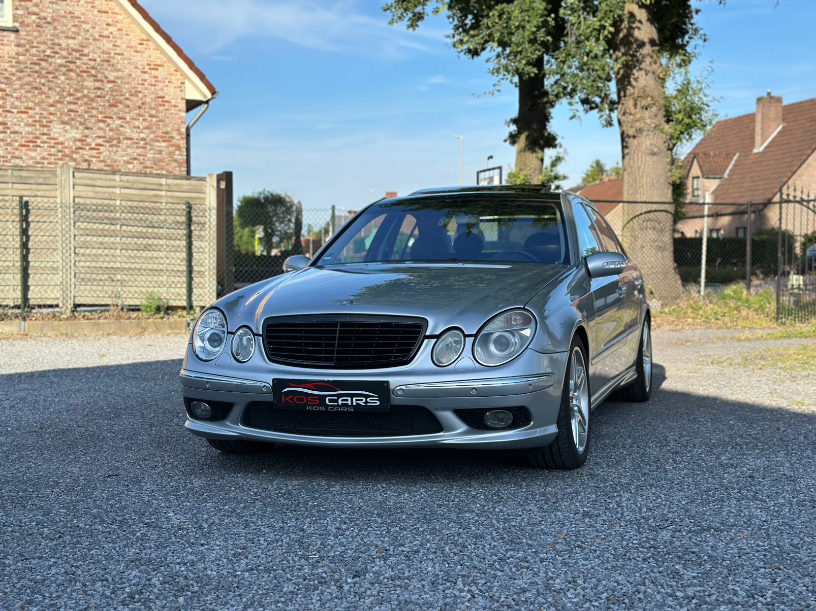 Mercedes E55 AMG/V8 Kompressor/476Pk/W211/2002, Automaat, Achterwielaandrijving, 8 cilinders, Leder
