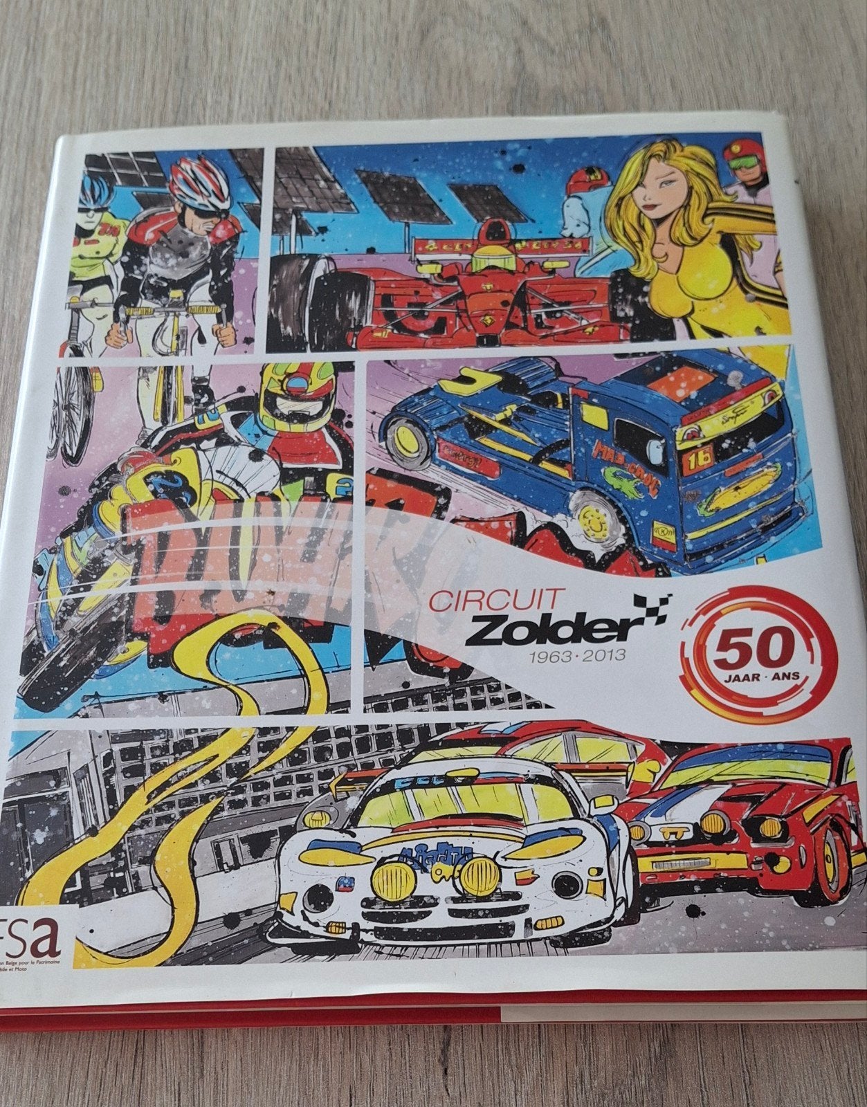 Boek 50 jaar circuit Zolder 1963 2013 autorally Formule 1, Ophalen of Verzenden, Zo goed als nieuw, VZW Terlamen