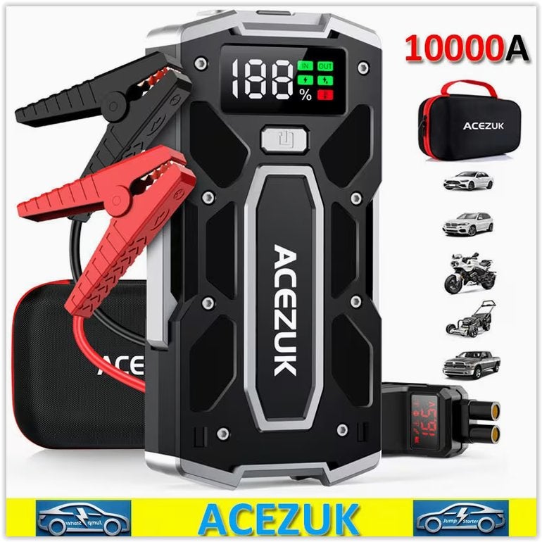 10000A auto-startbooster en accubooster met externe accu,, Enlèvement ou Envoi, Neuf