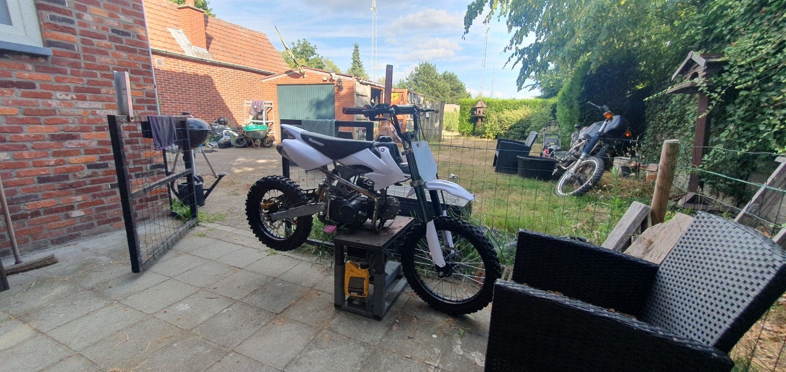 Gepard Pitbike 125cc, Fietsen en Brommers, 125 cc, Zo goed als nieuw, 4 versnellingen, Ophalen