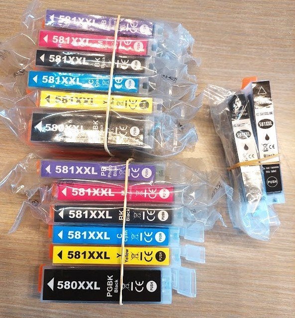 14 Nieuwe Canon PGI-580 XXL / CLI-581 XXL Huismerk, Ophalen of Verzenden, Nieuw, Cartridge, Zonder