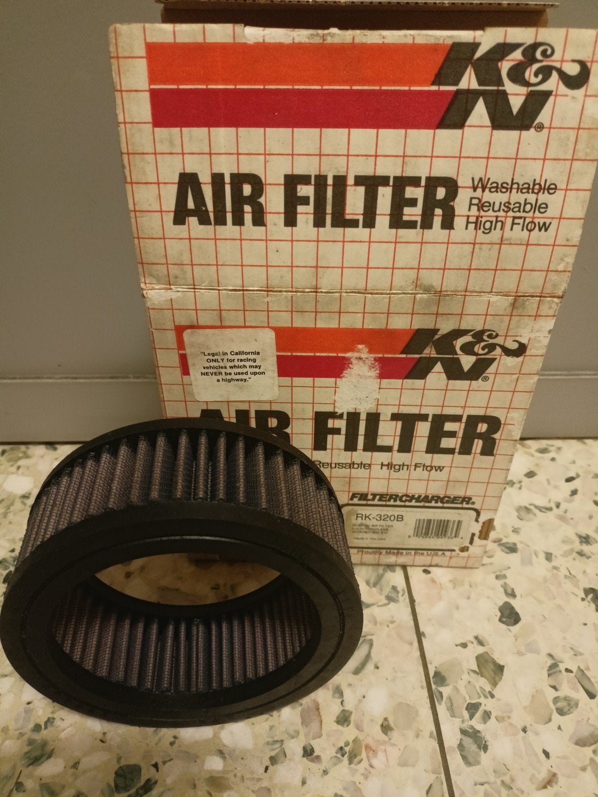 Filtre à air K&N RK-320B pour Harley Keihin S&S NOS, Enlèvement ou Envoi