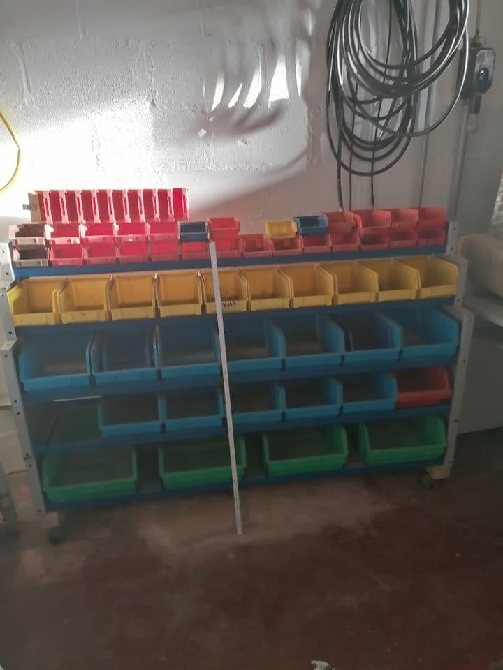 sortimo rek, Ophalen, Gebruikt