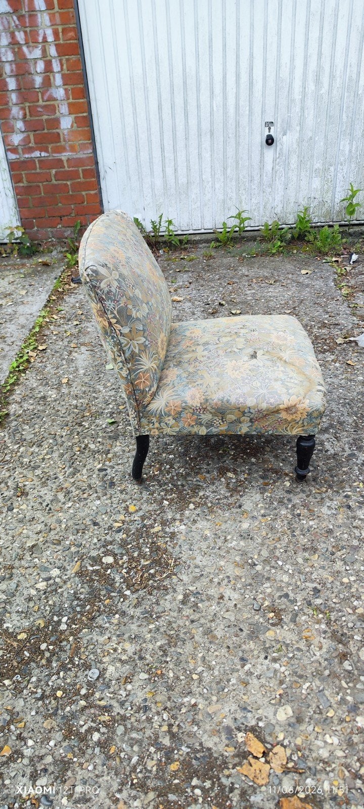 Fauteuil Napoléon lll Victorien avec roulettes