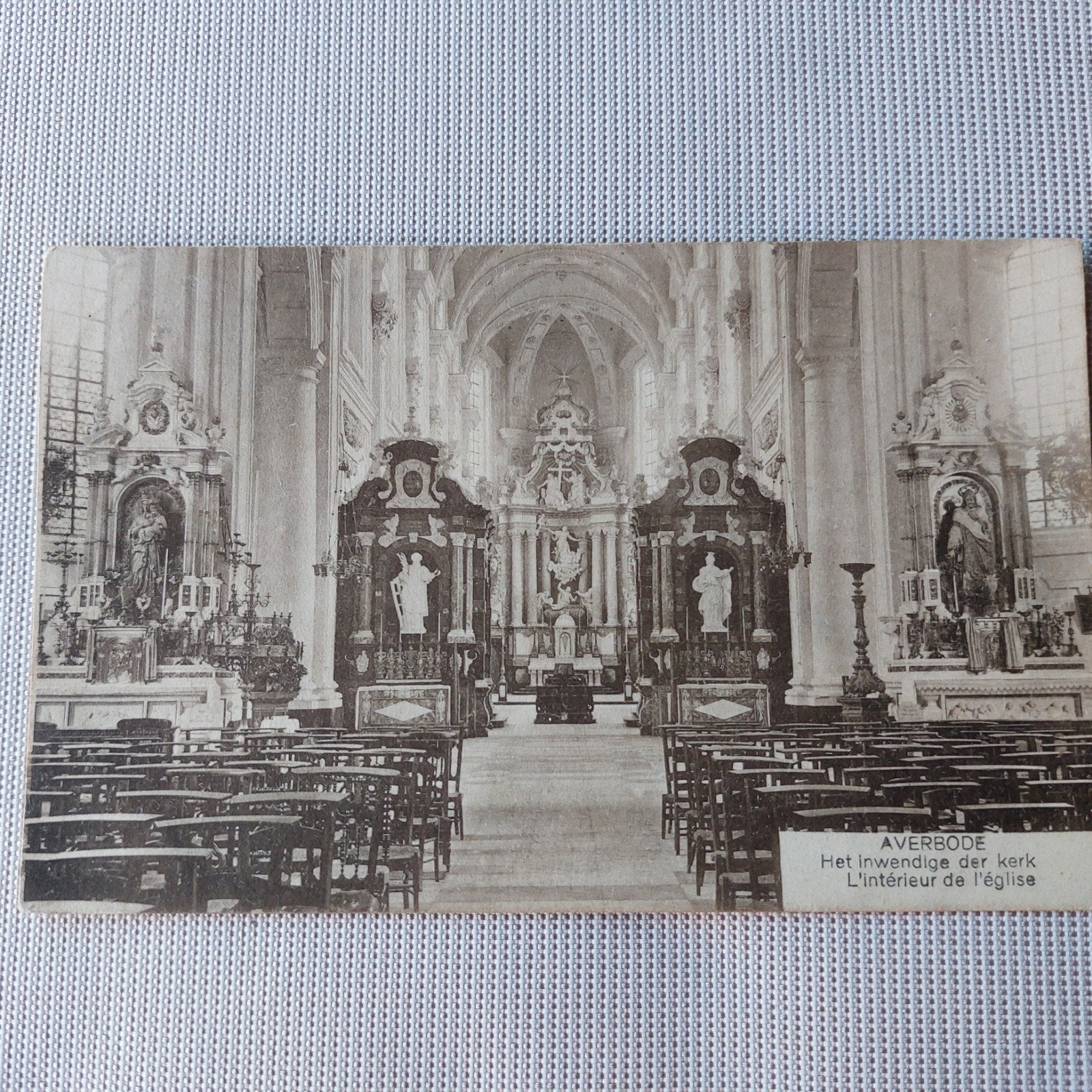 oude postkaart Averbode, Verzamelen, Ophalen of Verzenden