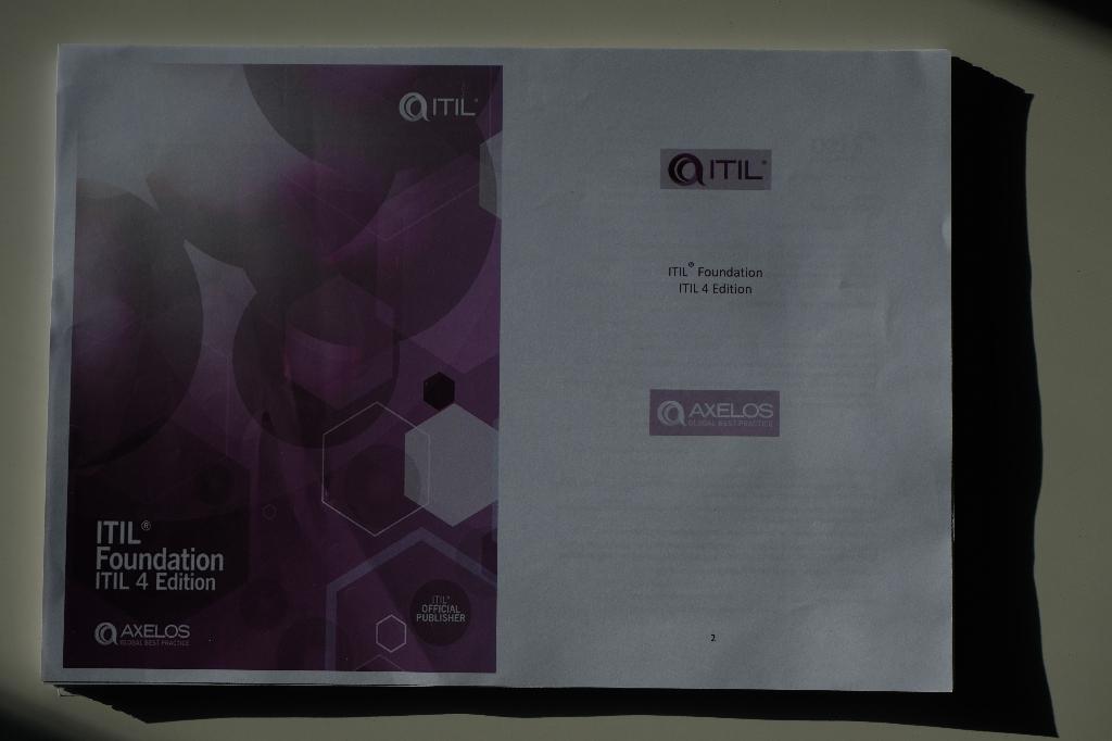 Matériel de cours ITIL Foundation ITIL 4 Edition par AXELOS, Livres, Informatique & Ordinateur, Utilisé, Domaine spécialisé ou Industrie