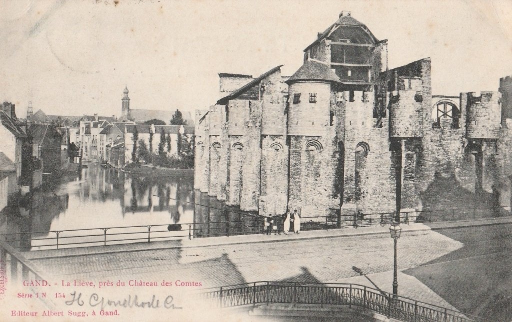 Gent, Ophalen of Verzenden, Voor 1920, Gelopen, Oost-Vlaanderen