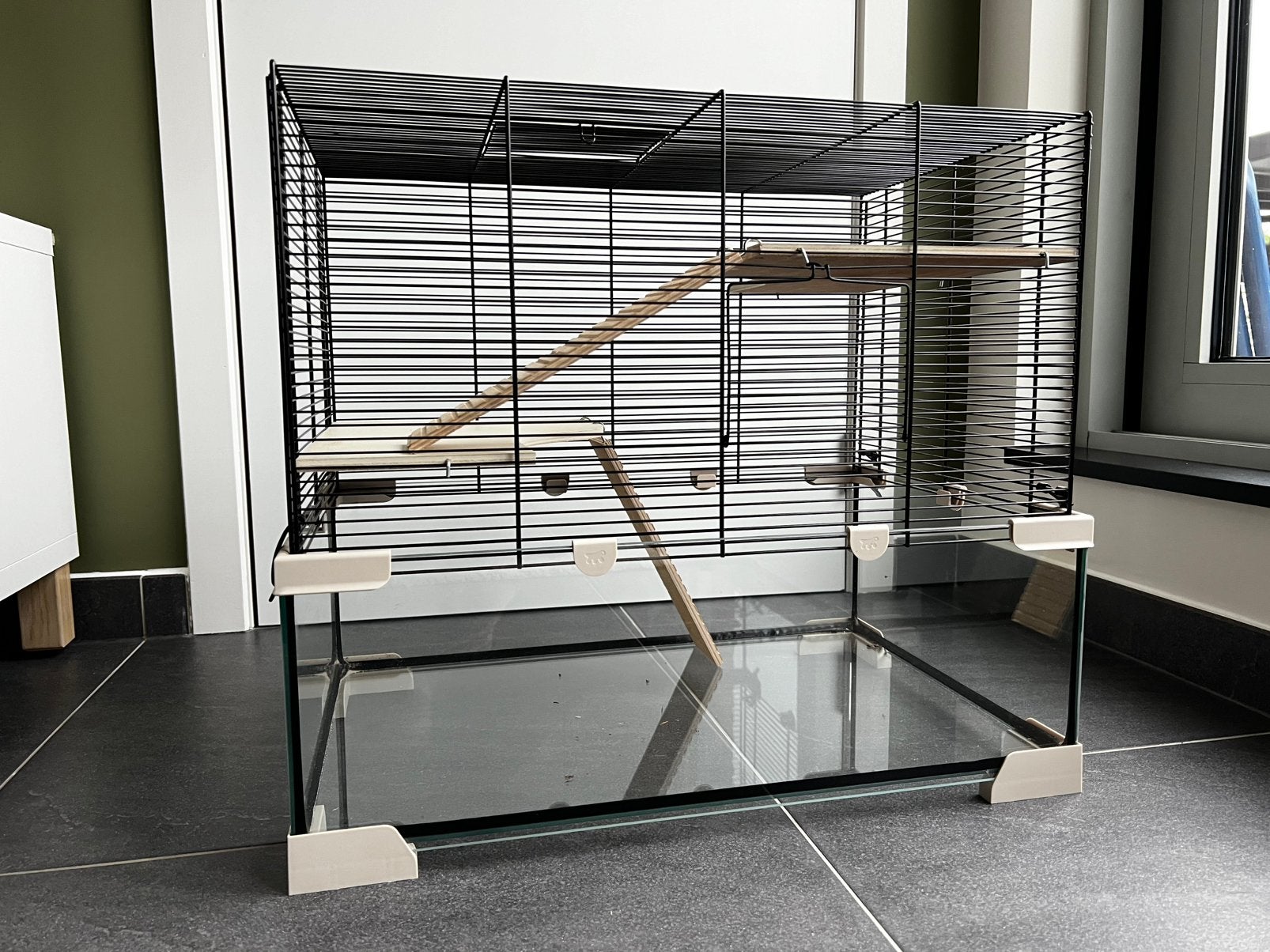 Knaagdierenkooi – perfecte staat, Kooi, Minder dan 75 cm, Zo goed als nieuw, Hamster