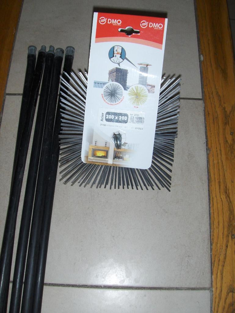 Brosse pour ramonage neuve en acier Le tout pour 20€, Enlèvement