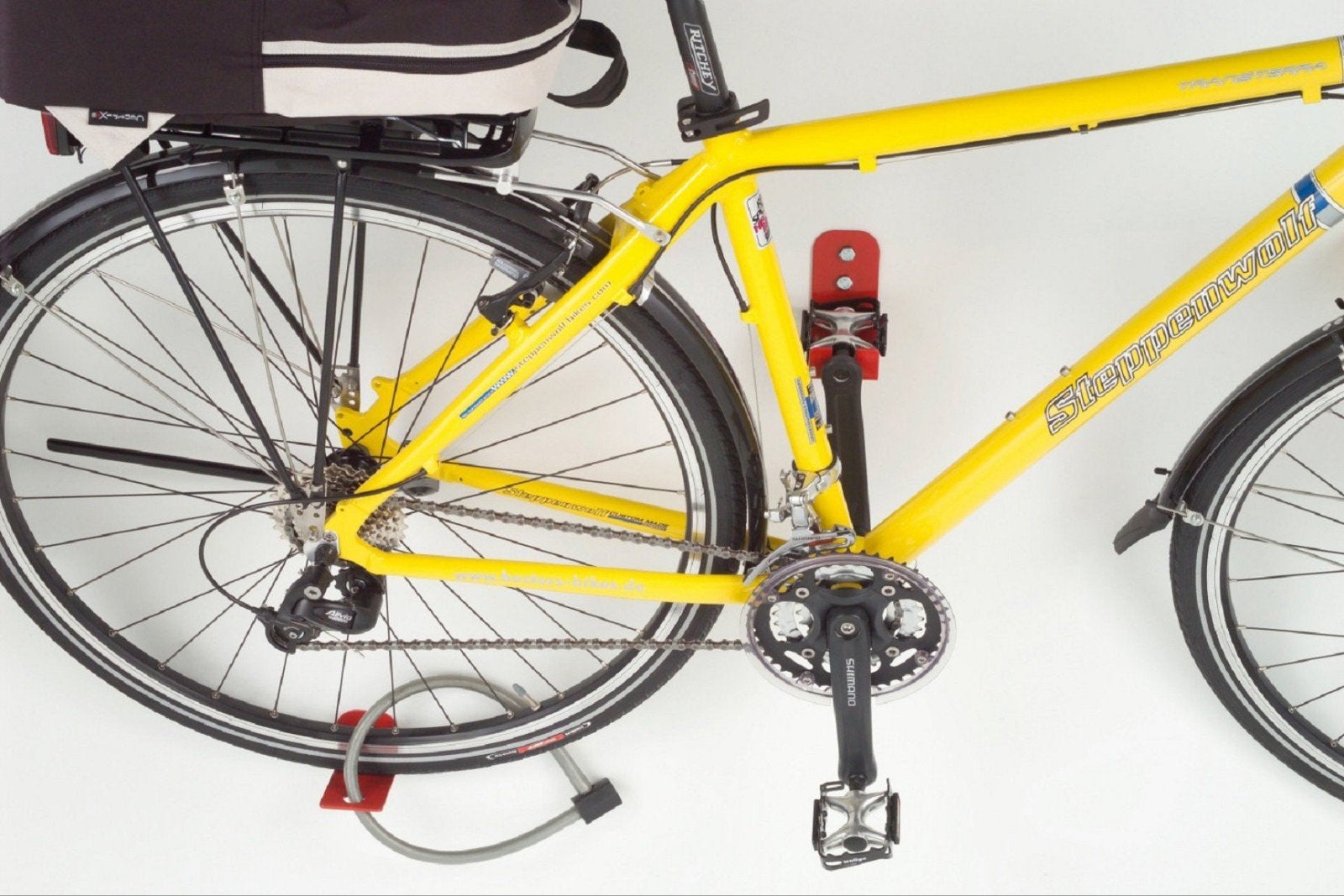Pedaalhaak - voor 3 fietsen, Ophalen