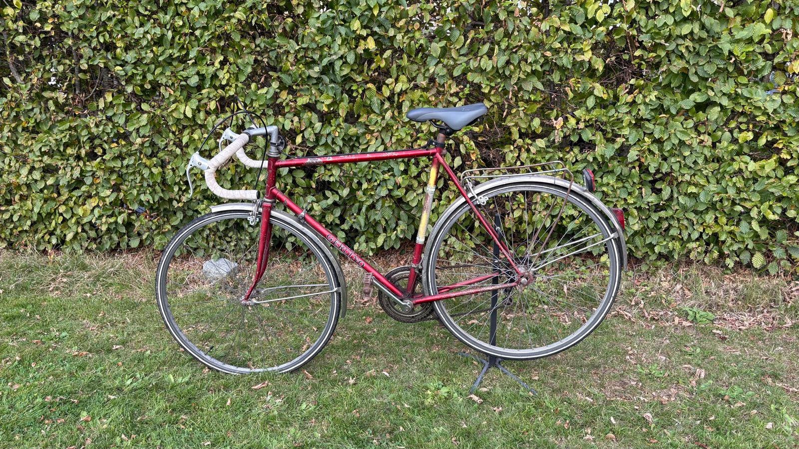 Retro koersfiets gerdino, Ophalen