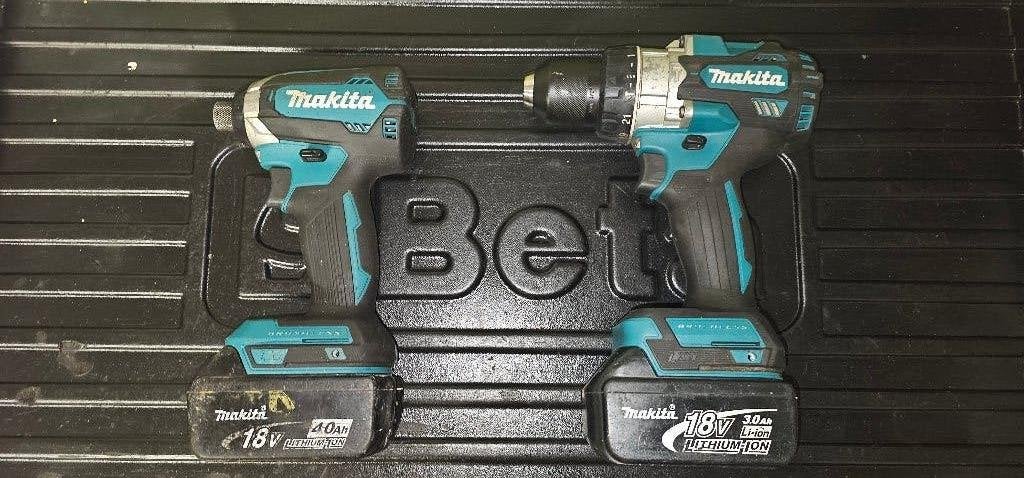 Makita 18v Schroefmachine en Slagmoersleutel, Ophalen, Overige typen, Klopboormechanisme, Gebruikt
